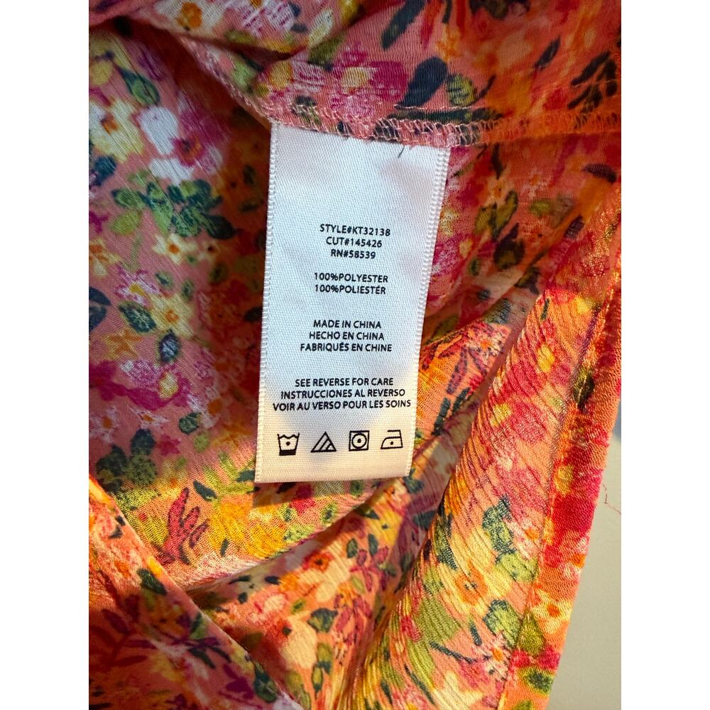 Kut from the Kloth Floral Button Front Blouse | Size Small - Picture 4 of 5